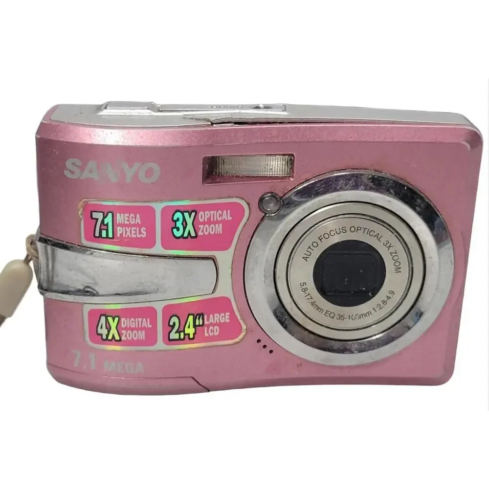 Lof Of 10 Digital Cameras For Parts Or Repair Only Kodak Olympus HP GE Sanyo